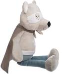 Teddyb盲r SUPER HERO, 42 cm, grau