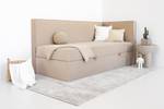 Boxspringbett MITTO CONTI TWIN Creme - Breite: 100 cm - H4