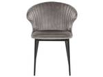 Chaise de salle à manger AUGUSTA Noir - Gris