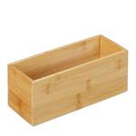 Ordnungsbox aus Bambus Braun - Bambus - Holzwerkstoff - 23 x 10 x 9 cm