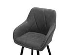 Tabouret de bar DARIEN Noir - Gris