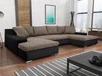 Ecksofa Boca U Form Braun - Breite: 350 cm