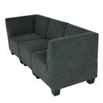 Modular 3-Sitzer Sofa Couch Moncalieri Anthrazit