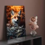 Leinwandbild Fox Money 80 x 120 cm