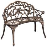 Banc de Jardin Monfalcone Bronze