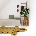 Kinderteppich LOTTAH Gelb - Kunststoff - Textil - 100 x 150 x 150 cm