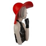 Figur Lady mit rotem Hut