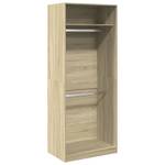 Kleiderschrank 298537-6 Eiche Sonoma Dekor - Breite: 80 cm