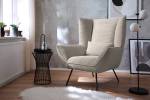 Fauteuil IVA Cordon Granit - Gris