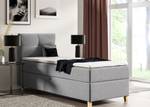 Boxspringbett Candy Mini Grau - Breite: 93 cm