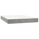 Boxspringbett 3017513-4 Hellgrau - 193 x 35 cm