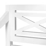 Banc 296120 Blanc - Bois massif - Bois/Imitation - 98 x 82 x 50 cm