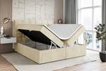 Boxspringbett BRUGO Beige - Breite: 180 cm - H3