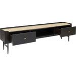 Meuble TV Milano Marron - Bois massif - 200 x 55 x 40 cm