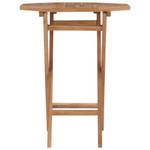 Table de jardin Marron - Bois massif - Bois/Imitation - 60 x 75 x 60 cm