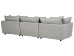 3-Sitzer Sofa SIGTUNA Schwarz - Grau - Hellgrau