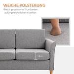 Doppelsofa 833-653GY Grau - Massivholz - 65 x 78 x 141 cm