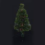 Sapin de Noel Fibre Optique - H60 - sect Vert - Matière plastique - 30 x 30 x 30 cm