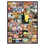 Puzzle Vintage Poster Papier - 26 x 6 x 36 cm