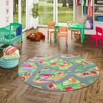 Kinder Spiel Teppich Little Village Rund 160 x 160 cm