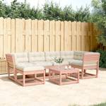 Gartensitzgruppe K4977(6-tlg) Braun - Massivholz - 78 x 73 x 64 cm