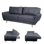 3er-Sofa J19 Anthrazit