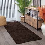 Tapis BORACAY Marron foncé - 80 x 220 cm