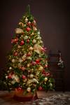 Weihnachtsbaumkorb Seegras 58 x 58 cm