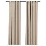 Rideau (lot de 2) 3003243 Beige - Hauteur : 245 cm