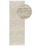 Wollteppich Silas Beige - 70 x 200 cm