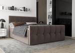 Boxspringbett NATHIE 180x200 Monolith 15 Braun