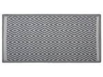 Tapis d'extérieur SIKAR Gris - Gris lumineux - Blanc - 150 x 90 x 90 cm