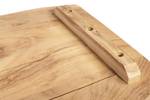 Tischplatte Baumkante CURT Beige - Massivholz - Holzart/Dekor - 60 x 3 x 100 cm