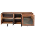 Buffet en noyer avec éclairage led Marron - Bois manufacturé - 180 x 76 x 60 cm