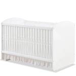 Lit bébé balancelle Blanc - Bois manufacturé - 78 x 92 x 135 cm