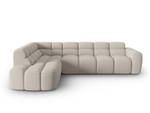 Ecksofa LISA 5 Sitzplätze Karamell