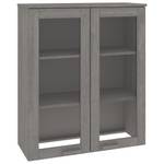 Highboard-Oberteil DE2057 Grau - Massivholz - 35 x 100 x 85 cm