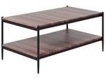 Table basse AVOCA Noir - Marron - Bois manufacturé - 100 x 45 x 52 cm