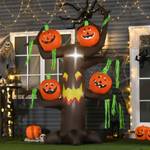 Halloween Spukbaum 830-118 Braun - Textil - 80 x 240 x 180 cm