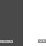 Bücherregal OPPA -  Weiß-Anthrazit Anthrazit - Weiß