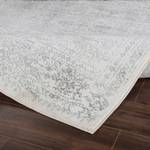 Tapis OTTAWA Gris - Blanc - Matière plastique - Textile - 80 x 1 x 220 cm