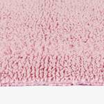 Halbrunde Badematte aus 100% Baumwolle Pink