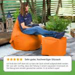 Sitzsack Lounge Chair "Cozy" 80x70x90cm Orange