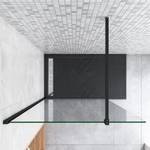 schwarze Duschwand Walk-In Schwarz - Glas - 100 x 200 x 1 cm