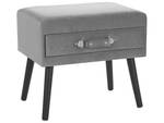 Table de chevet EUROSTAR Noir - Gris