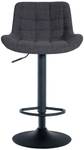 Tabouret de bar Tover Lot de 2 Noir