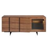 Sideboard aus Nussbaumholz mit LED-Licht Braun - Holzwerkstoff - 180 x 76 x 60 cm