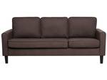 Sofa mit Ottomane AVESTA 2-tlg Braun