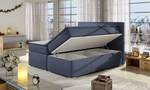 Boxspringbett CANDOR Blau - Breite: 180 cm