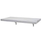 Table murale H48 pliante Blanc pur - 120 x 60 cm